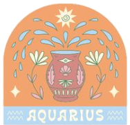 Aquarius Zodiac Sticker