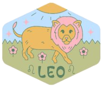 Leo Zodiac Sticker